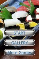 Food Puzzle：sushi poster