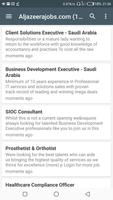 Jobs in Saudi Arabia - Jeddah Job Vacancies capture d'écran 1