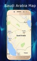 پوستر Saudi Arabia map
