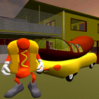 Hello Sausage Neighbor. Hot Dog Run Escape 3D-icoon