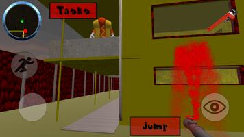 Hello Sausage Neighbor. Hot Dog Run Escape 3D imagem de tela 1