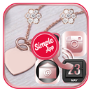 Theme Rose Gold Diamond-APK