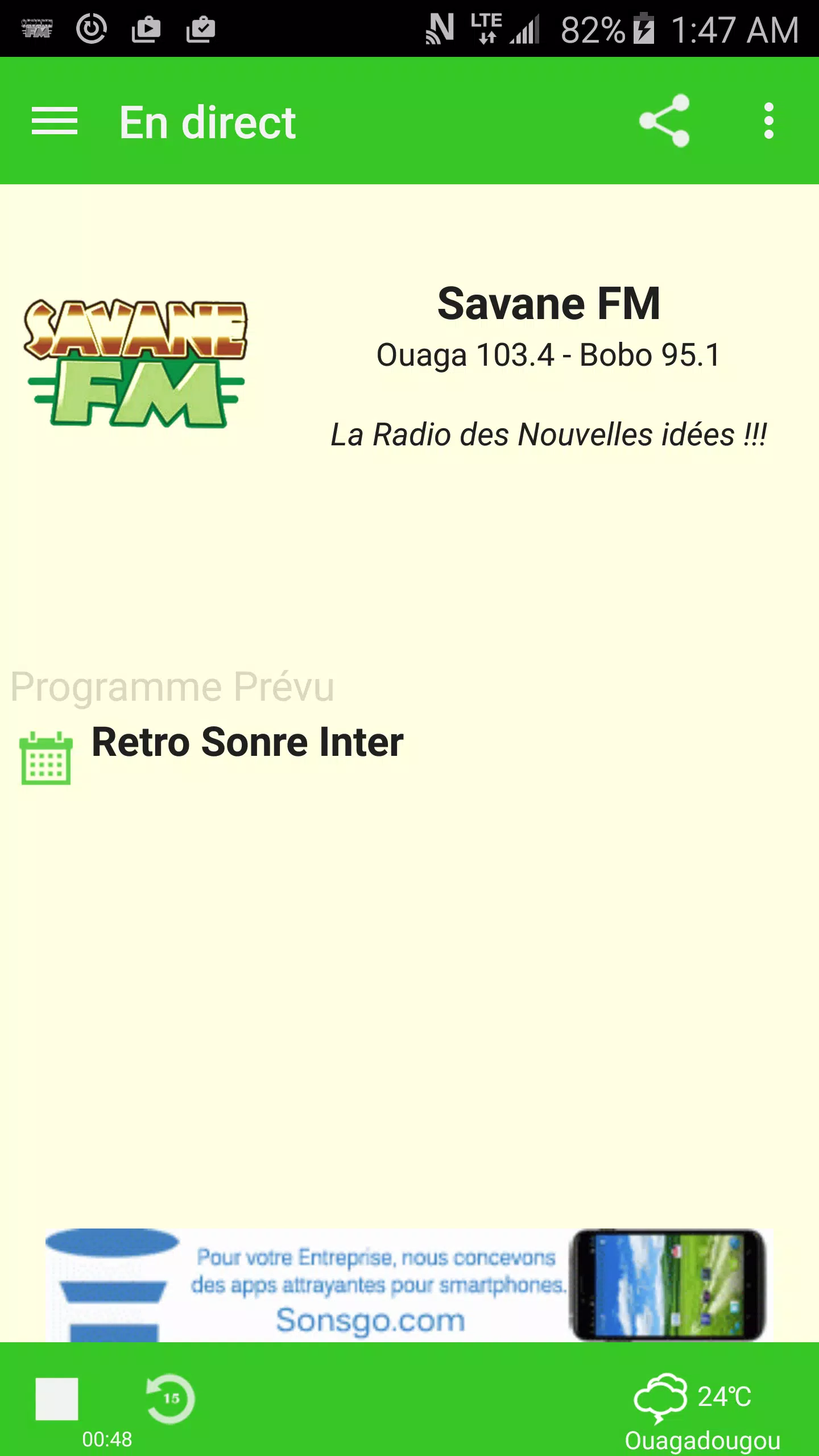 Savane FM Ouaga (Officielle) APK for Android Download