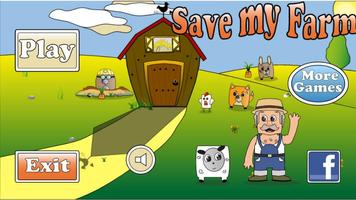 Save My Farm - smasher animals Affiche