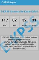 پوستر E-KPSS Sayacı