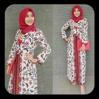 Model Gamis Batik Modern poster