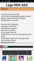 Lagu NDX AKA Baru imagem de tela 3