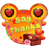 Thanks Message Zeichen