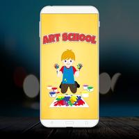 Art School for kids Plakat