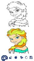 How to Draw Princess-Frozen characters capture d'écran 3