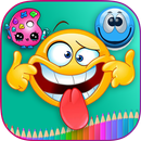 How to Draw Emoticons - Emoji Faces List-APK