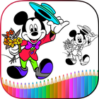 Cómo dibujar los personajes de Mickey Mouse icono