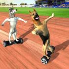 HoverBoard dog surfer : dog Racing Game ikona