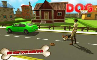 Runaway Street Dog Simulator 3D – Dog Life Game پوسٹر
