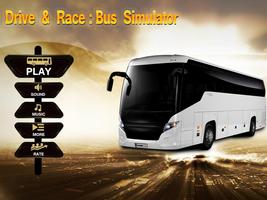 Highway Bus Simulator: Pilote de course de bus de Affiche