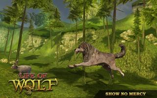 Trò chơi săn thú vật săn mồi - Wolf Simulator ảnh chụp màn hình 3