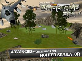 Modern Sky Warplane: Bojownicy Air Combat Jet plakat