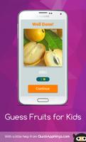 Guess Fruits for Kids تصوير الشاشة 1