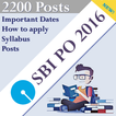 SBI PO Exam 2200 Posts
