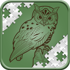 Puzzles for adults animals أيقونة