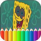 spongeboobe coloring book free icon