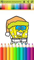 spongeboobe coloring book free poster