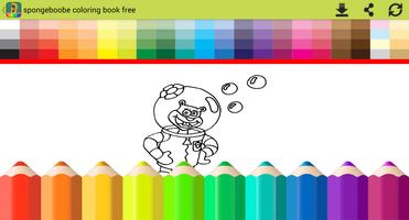 spongeboobe coloring book free capture d'écran 1