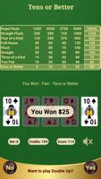Tens or Better Poker capture d'écran 3