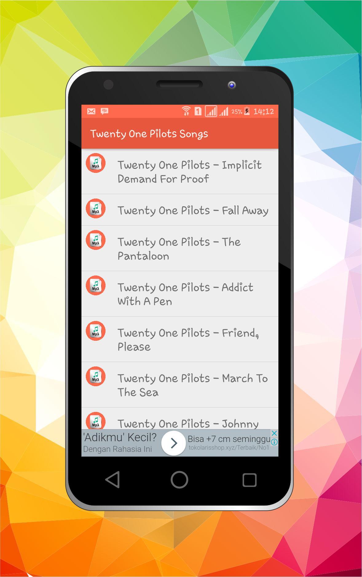 Twenty One Pilots Ride Lyrics APK for Android Download