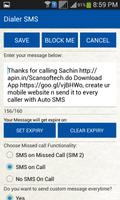 Dialer SMS TAAM capture d'écran 1