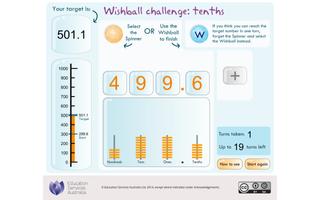 Wishball challenge: tenths capture d'écran 2