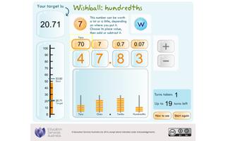 Wishball: hundredths capture d'écran 3