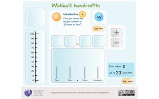 Wishball: hundredths Affiche