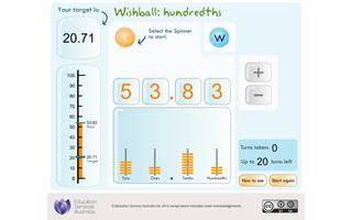 Wishball: hundredths capture d'écran 1