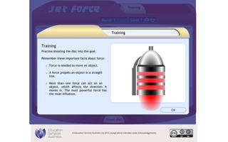 Jet force: training screenshot 3