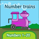 Number trains: numbers 1-20 APK