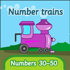 Number trains: numbers 30-50 ikon