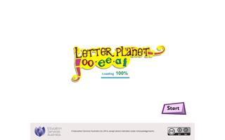 Letter planet: oo, ee, ai Affiche