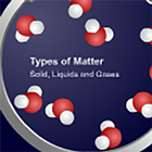 TOM: solids, liquids and gases icon