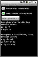 Equation Solver (System, 3&2) Affiche