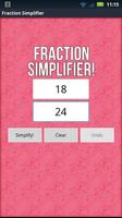 پوستر Fraction Simplifier!