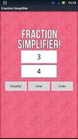 برنامه‌نما Fraction Simplifier! عکس از صفحه