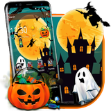 Chủ đề Halloween đêm đáng sợ biểu tượng