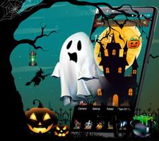 Scary Night Halloween Theme captura de pantalla 1