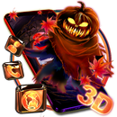 3D Scary Halloween Pumpkin Theme APK