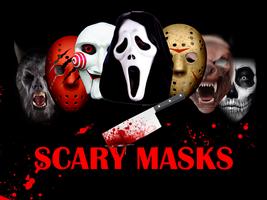 Máscaras assustadores Photo Editor Horror Cartaz