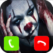 Killer clown call scary Prank icon