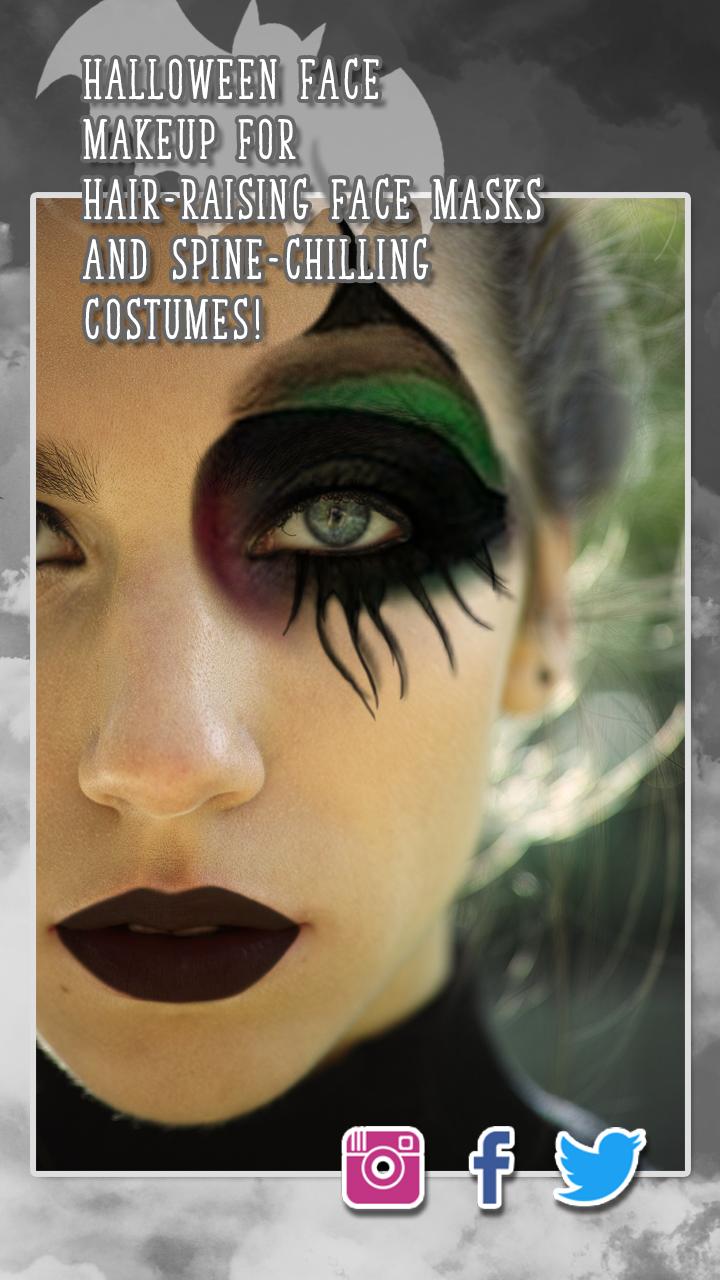 Scary Halloween Makeup Photo Editor For Android Apk Download - eerie makeup basic face roblox