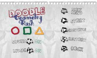 DOODLE GEOMETRY RUSH Affiche