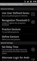 Answer Calls by Gestures (ACG) تصوير الشاشة 1